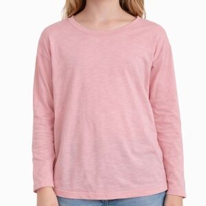 Pink Kids Long Sleeve Shirt